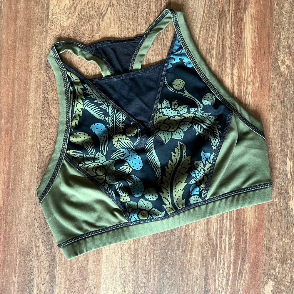 FP Movement green sports bra